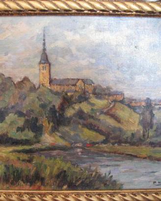 Olio impressionista del 63, firmato P. Wenseler
