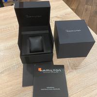 Scatola Box Corredo Orologio Hamilton Completo