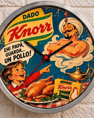 orologio da parete manifesto vintage 