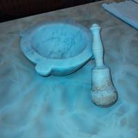 Mortaio genovese in marmo