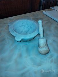 Mortaio genovese in marmo