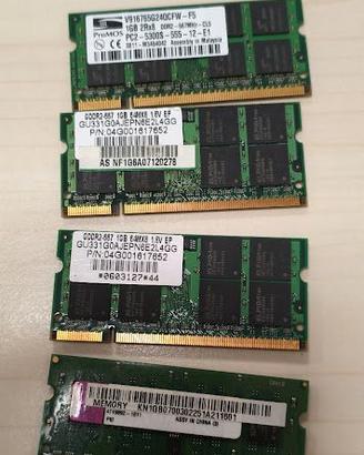 Lotto RAM DDR2 Notebook