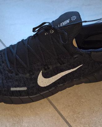 scarpe nike free run 5.0 nere black taglia 45.5