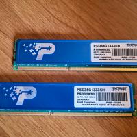 RAM PATRIOT DDR3 8GB (2X4GB) 1333 DISSIPATORE