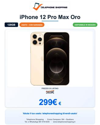 Apple iPhone 12 Pro Max 128GB Oro