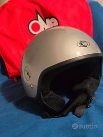 Casco Jet DOP One Argento - Taglia XS