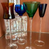 Set 4 bicchieri da amaro di design