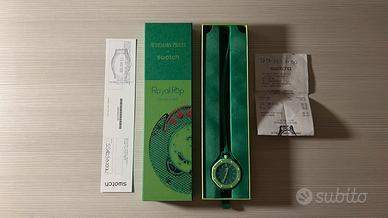 Swatch royal pop x AP “Green Eight”