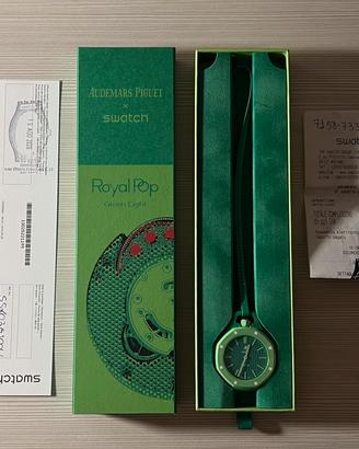 Swatch royal pop x AP “Green Eight”