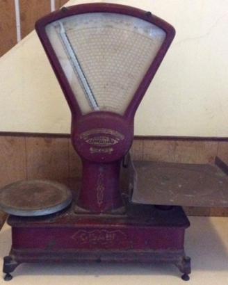 Bilancia da banco, vintage