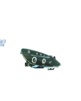 FARI OPEL CORSA D 06-10 ANGEL EYES + LED SFONDO NE