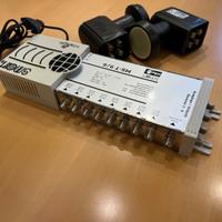 Impianto centralizzato 6/9 DVB-S2 + DVB-T2