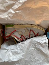 Scarpe Off-White x Nike dunk originali