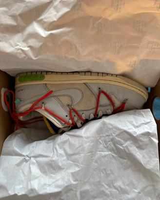 Scarpe Off-White x Nike dunk originali