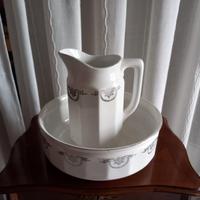 porcellana Catino e brocca