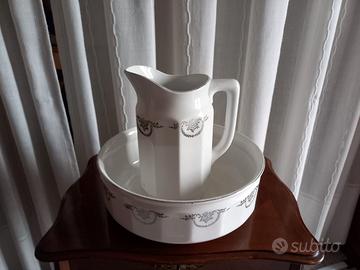 porcellana Catino e brocca