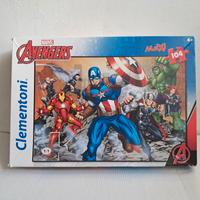Puzzle Avengers Supercolor Maxi 104 pezzi, età 4+