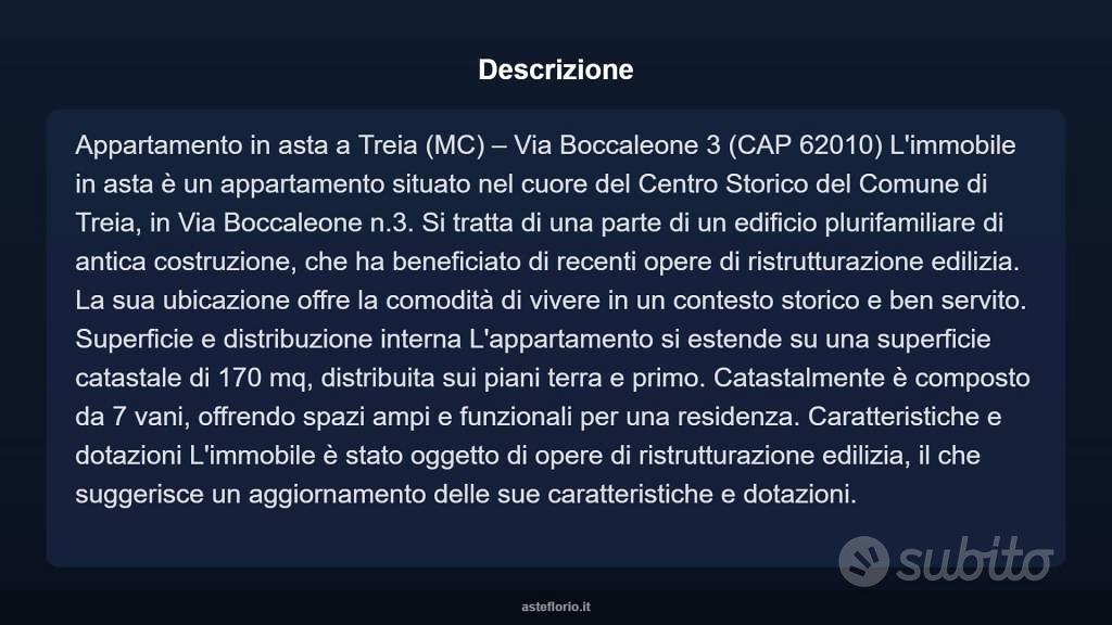 Appartamento – Treia, San Marco - Vista 3