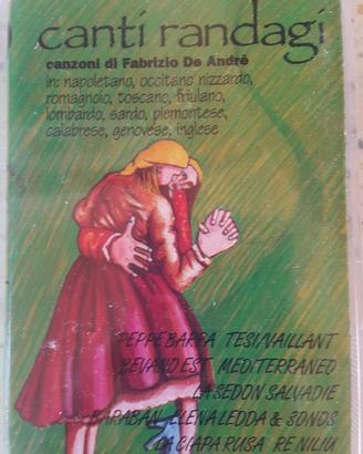 Fabrizio de andre' mc musicassetta canti randagi