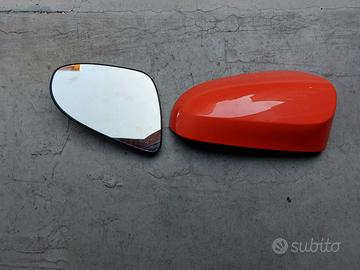 Specchietto DX TOYOTA Aygo +guscio Rosso Originali