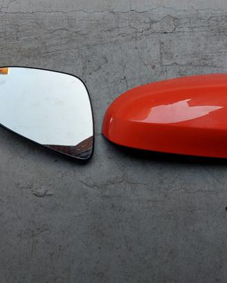 Specchietto DX TOYOTA Aygo +guscio Rosso Originali