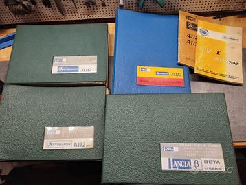 Manuali officina catalogo ricambi Lancia Beta A112