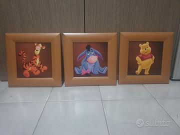 Disney quadretti winnie the pooh tigro hi ho