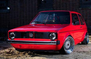 Vw Golf 1- mk1-berlina-collettore in acciaio-NUOVO
