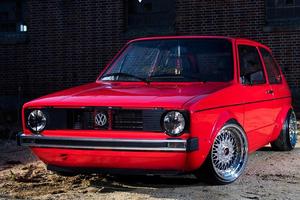 Vw Golf 1- mk1-berlina-collettore in acciaio-NUOVO