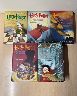 Lotto primi 5 libri Harry Potter – Salani Editore