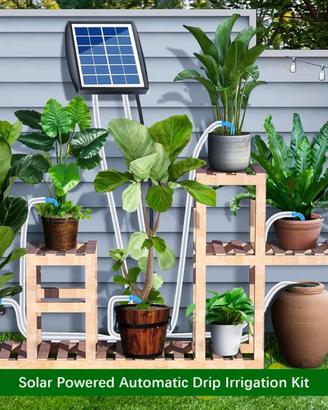 Set Irrigazione Automatica con pannello solare