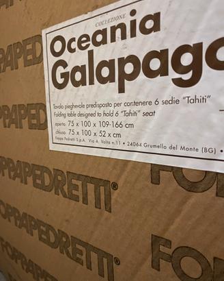 Nuovo tavolo da est. pieghevole foppapedretti