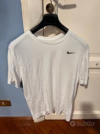 T-shirt tecnica bianca dry-fit L