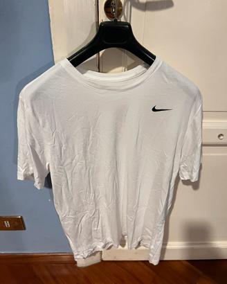 T-shirt tecnica bianca dry-fit L
