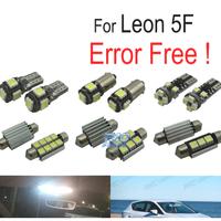 KIT 13 LAMPADE LED INTERNE PER SEAT LEON MK3 5F 5F