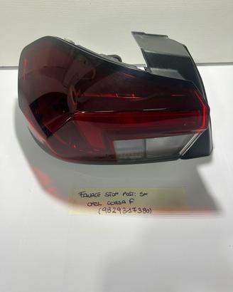 STOP FANALE POSTERIORE SINISTRO A LED OPEL Corsa F
