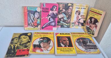 Lotto 9 romanzi gialli/triller Vintage Anni 50/70