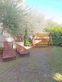App. c/Giardino arredato indip. 150mt mare