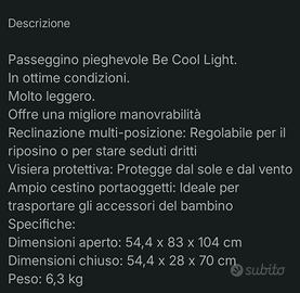 Passeggino  pieghevole 