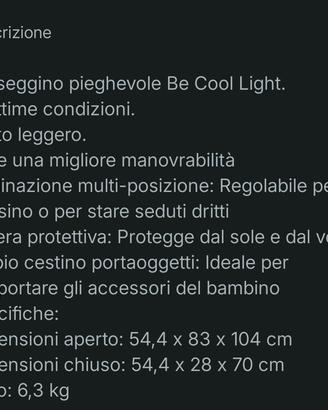 Passeggino  pieghevole 