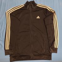 Felpa nera Adidas con cerniera