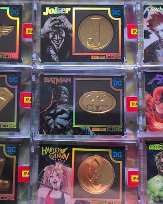 panini dc icon black gold 