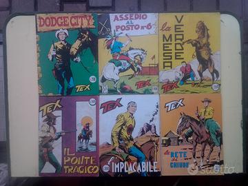 Fumetti TEX ristampe anni '60 - '70 a 1 euro l'uno