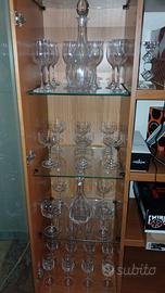 Set bicchieri di cristallo