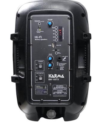 karma casse coppia a batteria ricaricabili