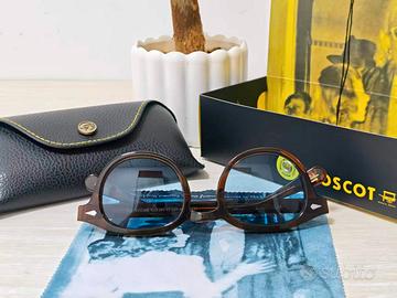 MOSCOT 49 Trasparenti Neri Nuovi Completi
