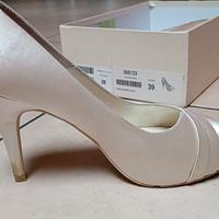 Scarpe décolleté bianco perlato n.39