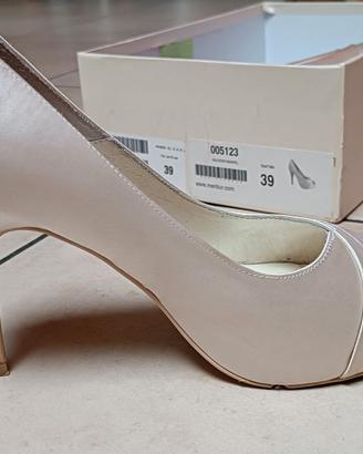 Scarpe décolleté bianco perlato n.39