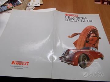Opuscolo gomme pirelli carta rigida e lucida