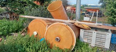 3 vasche in vetroresina